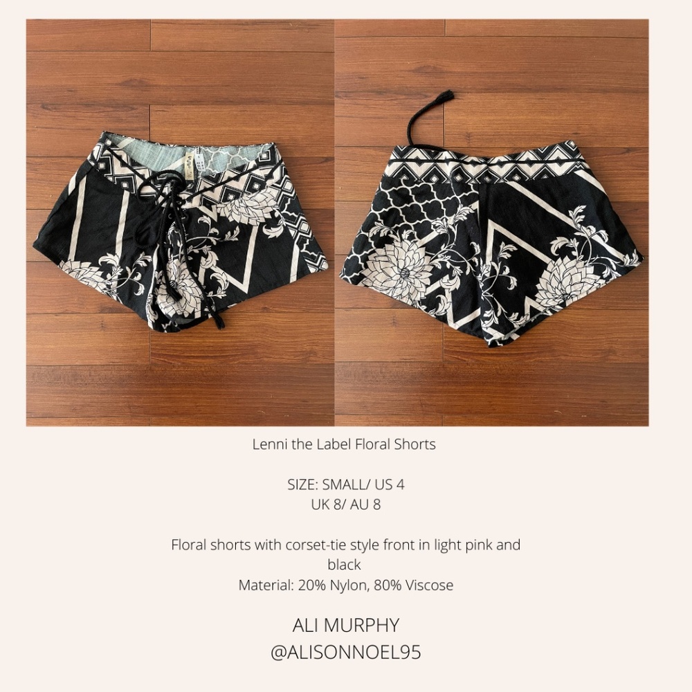Lenni the Label Tie Shorts